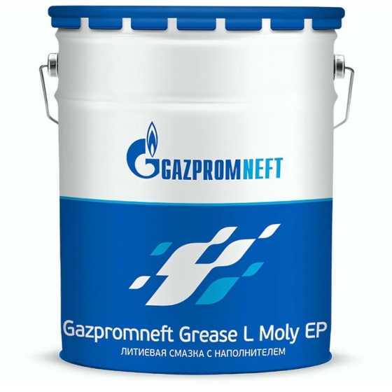 Смазка Gazpromneft Grease L Moly EP 2, многофункциональная, 18 кг, минеральная