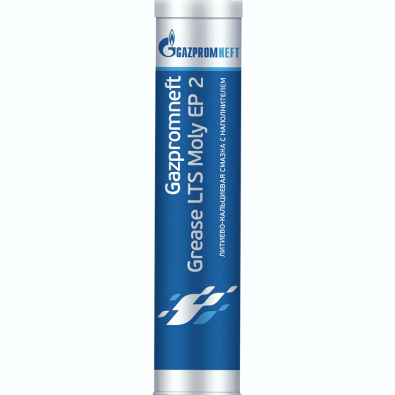 Смазка Gazpromneft Grease LTS Moly EP 2, узлы трения, 0,4 кг, литиево-кальциевая