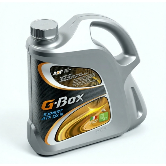 Трансмиссионное масло G-Energy G-Box Expert ATF DX III, 4 л, полусинтетика