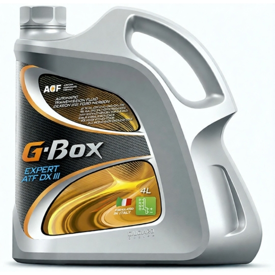 Трансмиссионное масло G-Energy G-Box Expert ATF DX III, 4 л, полусинтетика