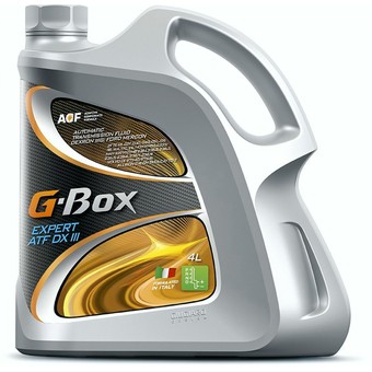 Трансмиссионное масло G-Energy G-Box Expert ATF DX III, 4 л, полусинтетика