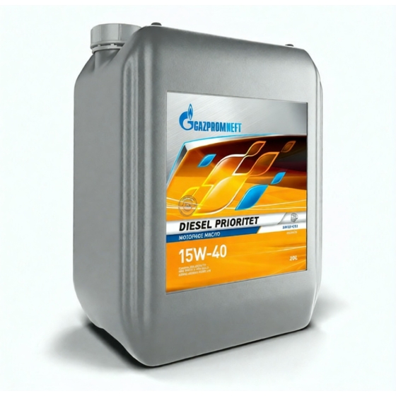 Грузовое масло Gazpromneft Diesel Prioritet, 15W-40, 20 л, минеральное