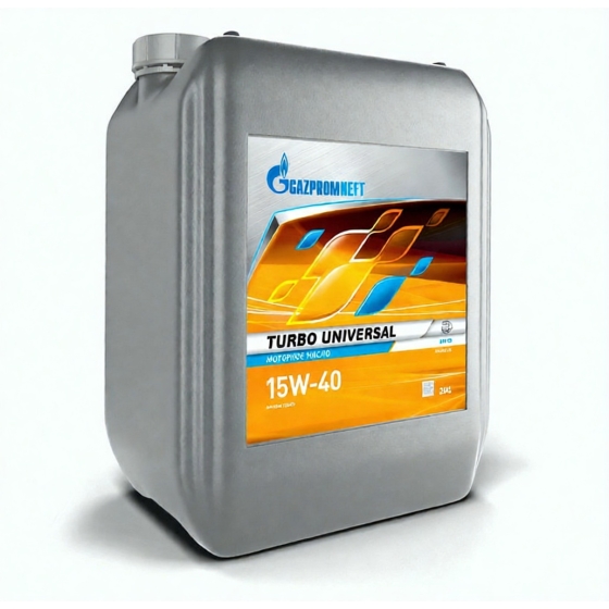 Грузовое масло Gazpromneft Turbo Universal, 15W-40, 20 л, минеральное