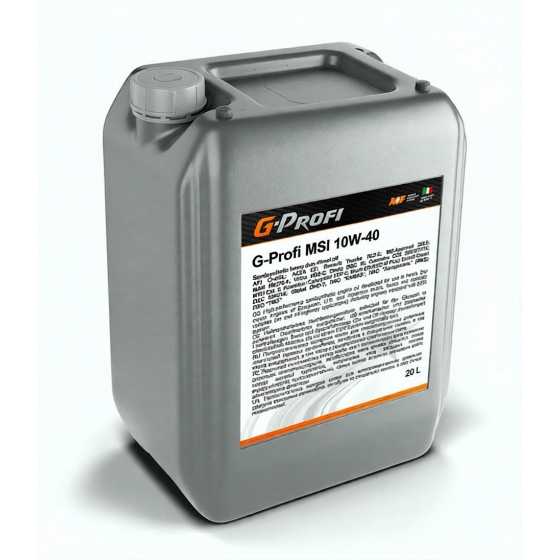 Грузовое масло G-Energy G-Profi MSI 10W-40, 20 л, синтетика