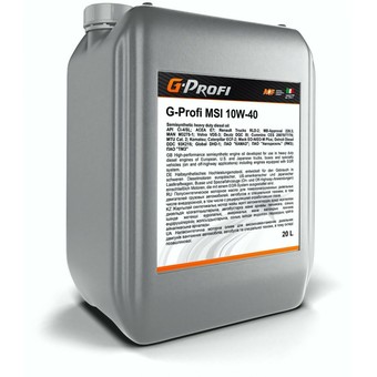 Грузовое масло G-Energy G-Profi MSI 10W-40, 20 л, синтетика