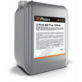 Грузовое масло G-Energy G-Profi MSI Plus 15W-40, 20 л, синтетика