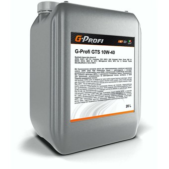 Грузовое масло G-Energy G-Profi GTS, 10W-40, 20 л, синтетика