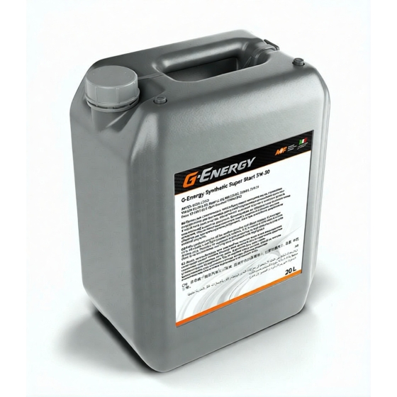 Моторное масло G-Energy Synthetic Super Start, 5W-30, 20 л, синтетика