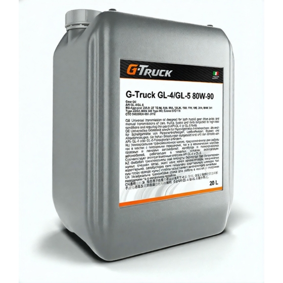 Трансмиссионное масло G-Energy G-Truck, 80W-90, 20 л, минеральное