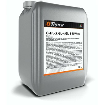 Трансмиссионное масло G-Energy G-Truck, 80W-90, 20 л, минеральное