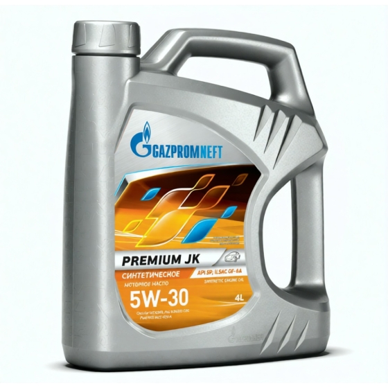 Моторное масло Gazpromneft Premium JK, 5W-30, 4 л, синтетика