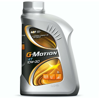Моторное масло G-Energy G-Motion 4T, 10W-30, 1 л, полусинтетика