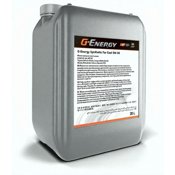 Моторное масло G-Energy Synthetic Extra Life, 5W-30, 20 л, синтетика