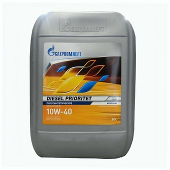 Грузовое масло Gazpromneft Diesel Prioritet, 10W-40, 5 л, полусинтетика