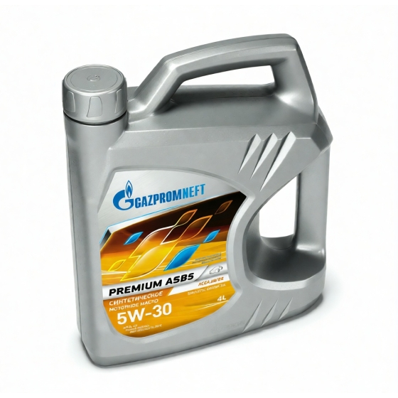Моторное масло Gazpromneft Premium A5B5, 5W-30, 4 л, синтетика