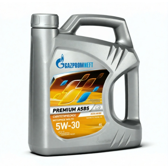 Моторное масло Gazpromneft Premium A5B5, 5W-30, 4 л, синтетика