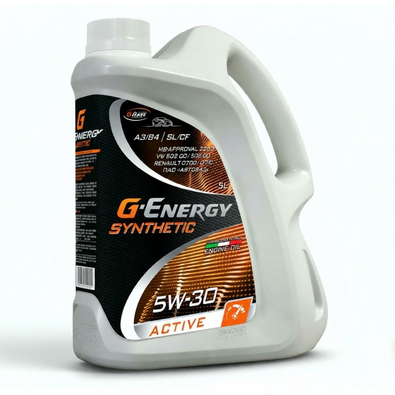 Моторное масло G-Energy Synthetic Active, 5W-30, 5 л, синтетика