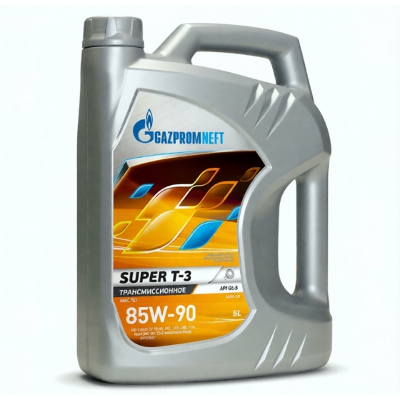 Трансмиссионное масло Gazpromneft Super T-3, 85W-90, 5 л, минеральное