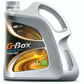 Трансмиссионное масло G-Energy G-Box Expert GL-5, 75W-90, 4 л, полусинтетика
