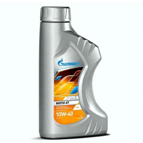 Моторное масло Gazpromneft Moto 4T, 10W-40, 1 л, полусинтетика