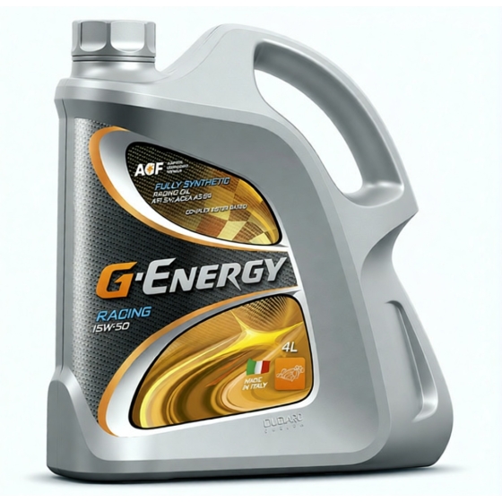 Моторное масло G-Energy Racing, 15W-50, 4 л, синтетика