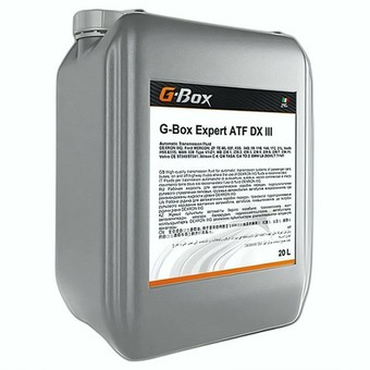 Трансмиссионное масло G-Energy G-Box Expert ATF DX III, 20 л, полусинтетика