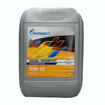 Грузовое масло Gazpromneft Diesel Prioritet, 10W-40, 4 л, полусинтетика