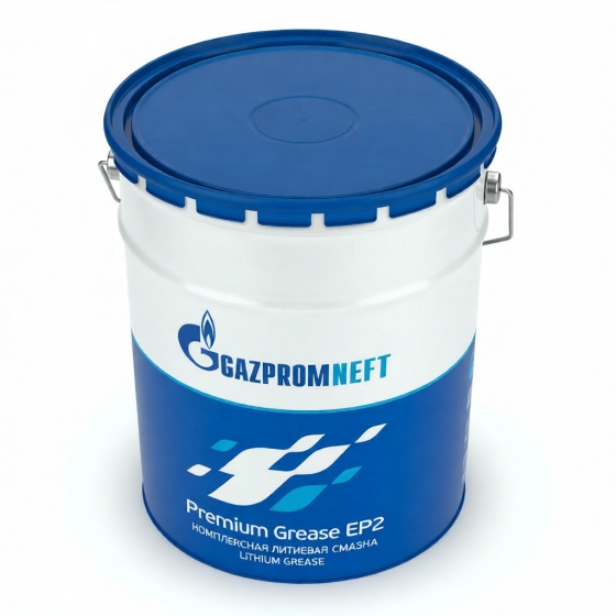 Смазка Gazpromneft Premium Grease EP 2, универсальная, 18 кг, полусинтетическая