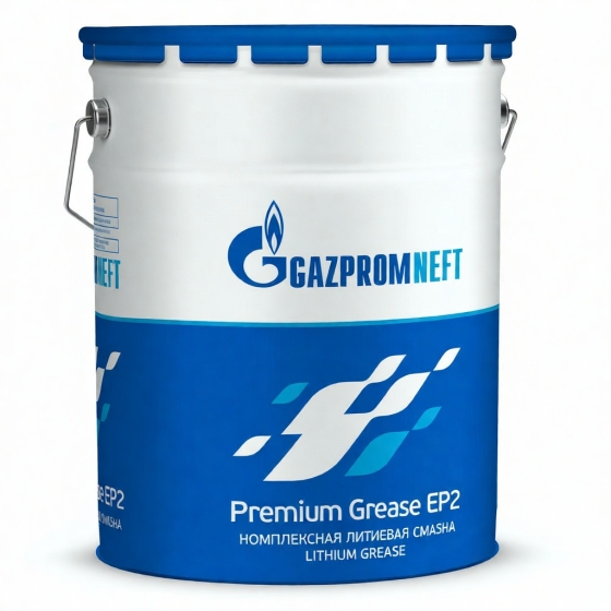 Смазка Gazpromneft Premium Grease EP 2, универсальная, 18 кг, полусинтетическая
