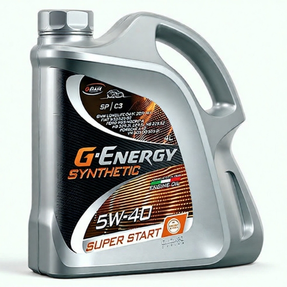 Моторное масло G-Energy Synthetic Super Start, 5W-40, 4 л, синтетика
