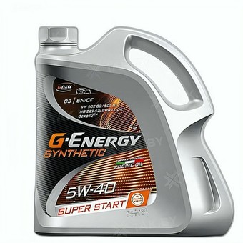 Моторное масло G-Energy Synthetic Super Start, 5W-40, 20 л, синтетика