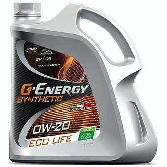Моторное масло G-Energy Synthetic Eco Life, 0W-20, 1 л, синтетика