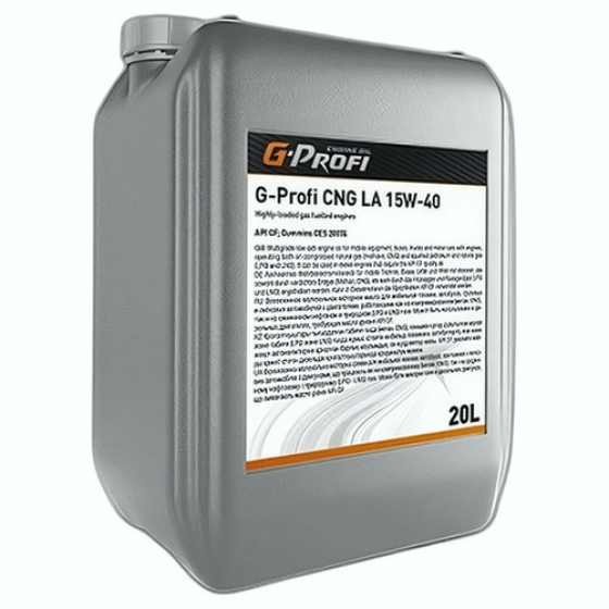 Грузовое масло G-Energy G-Profi CNG LA, 15W-40, 20 л, минеральное