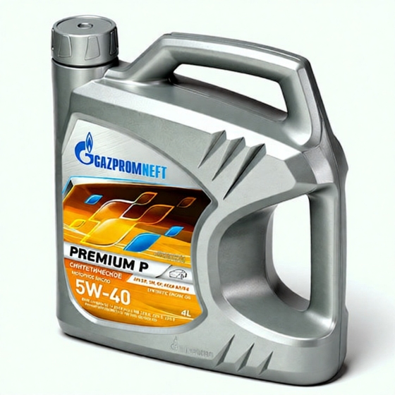 Моторное масло Gazpromneft Premium P, 5W-40, 4 л, синтетика