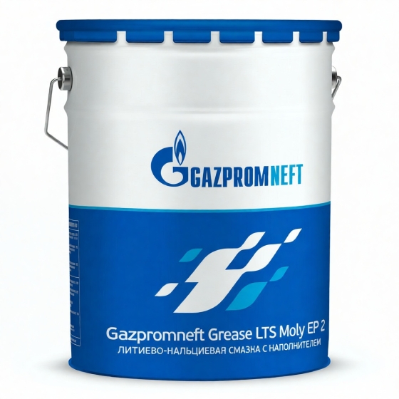 Смазка Gazpromneft Grease LTS Moly EP 2, узлы трения, 18 кг, литиево-кальциевая