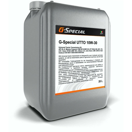 Трансмиссионное масло G-Energy G-Special UTTO, 10W-30, 20 л, полусинтетика