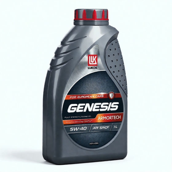 Моторное масло Лукойл GENESIS ARMORTECH SP A3/B4, 5W-40, 4 л, синтетика