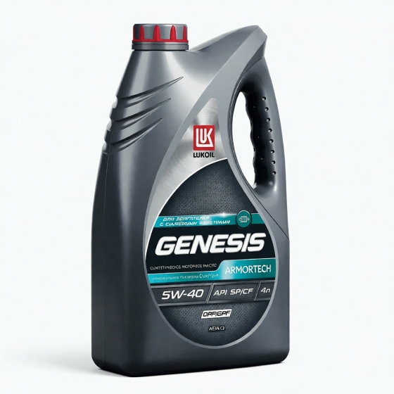 Моторное масло Лукойл GENESIS ARMORTECH Diesel, 5W-40, 1 л, синтетика