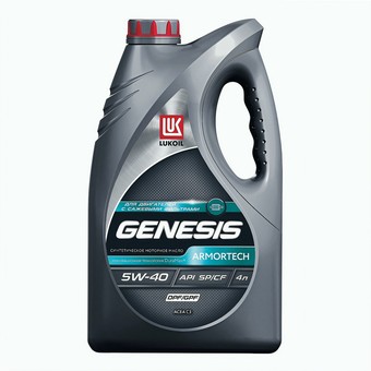 Моторное масло Лукойл GENESIS ARMORTECH Diesel, 5W-40, 1 л, синтетика