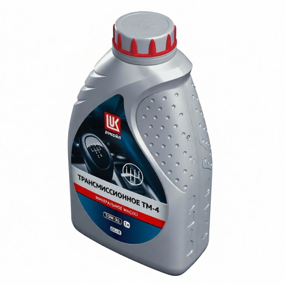 Трансмиссионное масло Лукойл ТМ4 GL-4, 80W-90, 1 л, минеральное