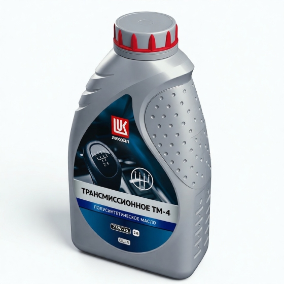 Трансмиссионное масло Лукойл ТМ4 GL-4, 75W-90, 4 л, полусинтетика