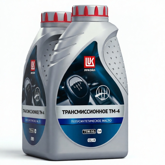 Трансмиссионное масло Лукойл ТМ4 GL-4, 75W-90, 4 л, полусинтетика