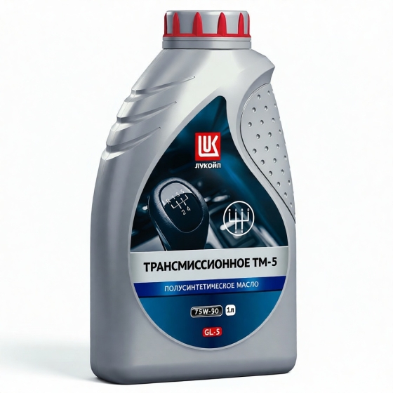 Трансмиссионное масло Лукойл ТМ5 GL-5, 75W-90, 4 л, полусинтетика