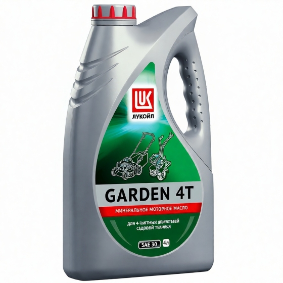 Масло для садовой техники Лукойл GARDEN 4Т SAE 30, 1 л минеральное