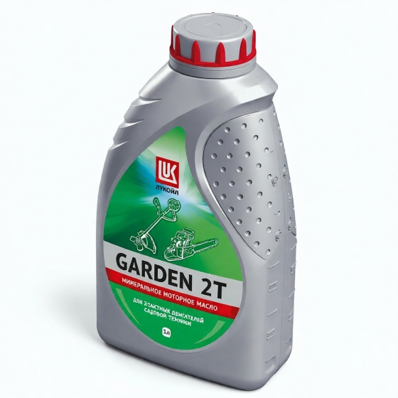 Масло для садовой техники Лукойл GARDEN 2Т, 4 л минеральное