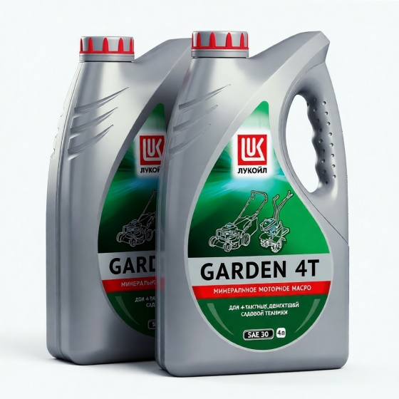 Масло для садовой техники Лукойл GARDEN 4Т SAE 30, 4 л