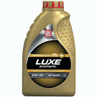 Моторное масло Лукойл Люкс SL/CF, 5W-30, 4 л, синтетика