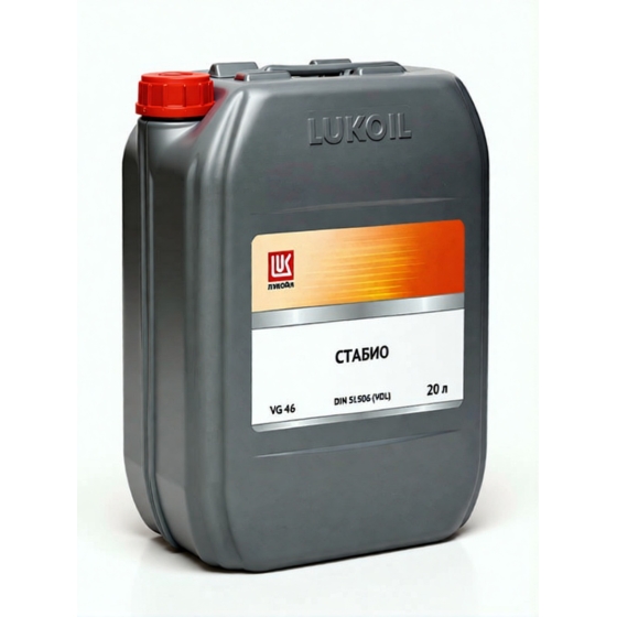 Компрессорное масло ЛУКОЙЛ СТАБИО PLUS ISO 46, 20 л, минеральное
