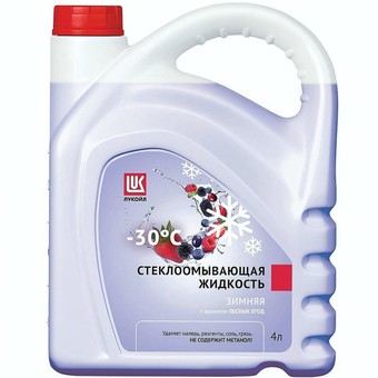 Автожидкость Лукойл ЖБО –30 °С с ароматом лесных ягод, 4 л