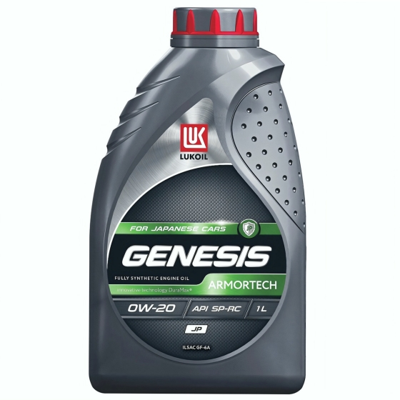 Моторное масло Лукойл GENESIS ARMORTECH JP, 0W-20, 1 л, синтетика